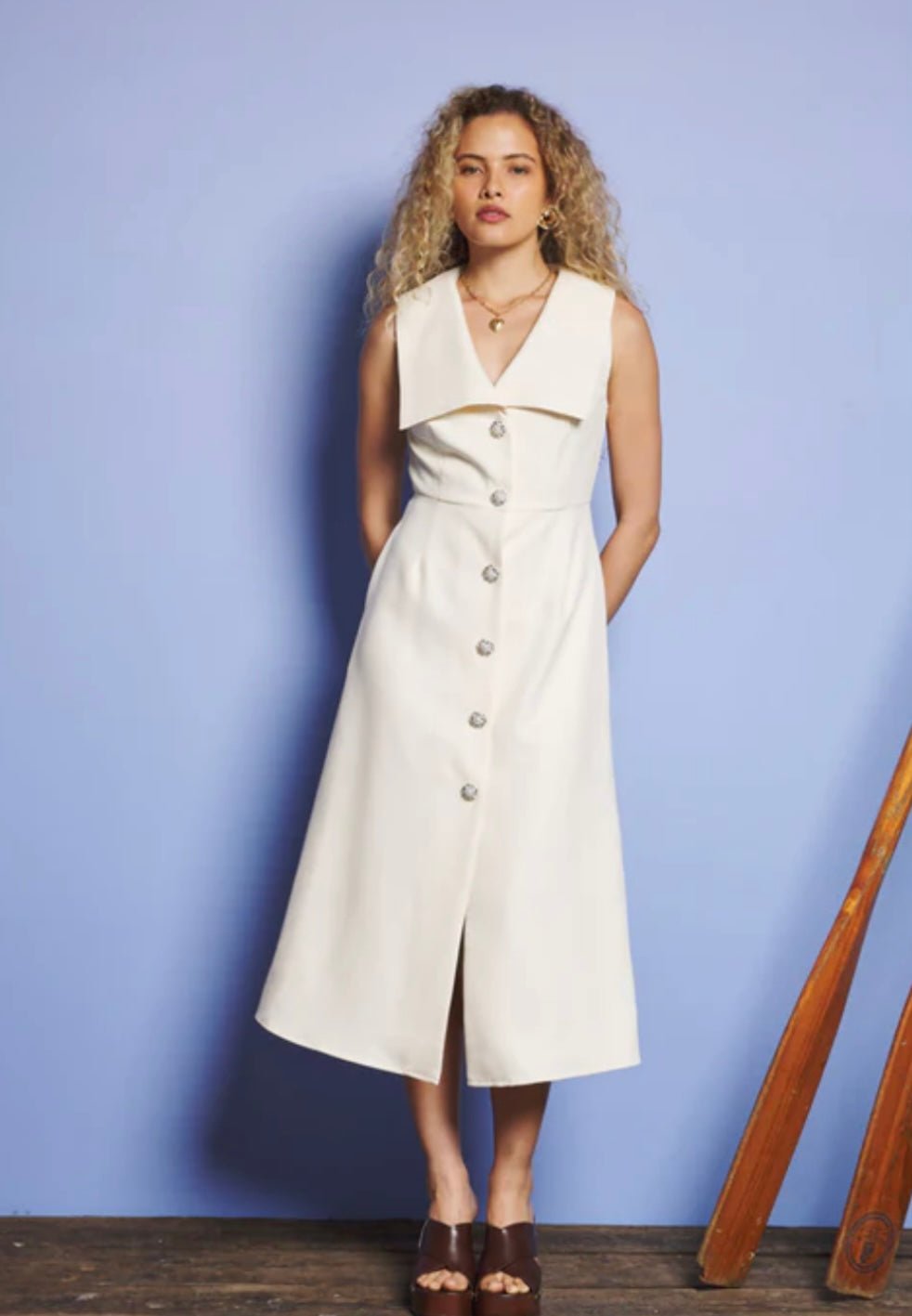 Birdie Collared Midi Dress - Sister Jane - Orchid Boutique