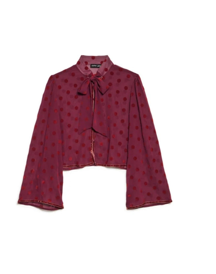 Destiny Spot Bow Blouse - Sister Jane - Orchid Boutique