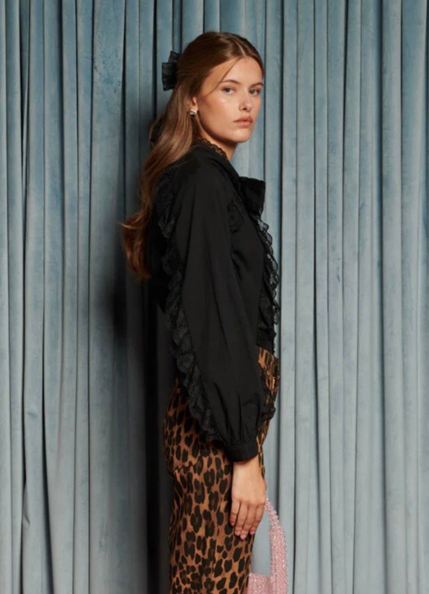 Lullaby Lace Trim Blouse - Sister Jane - Orchid Boutique