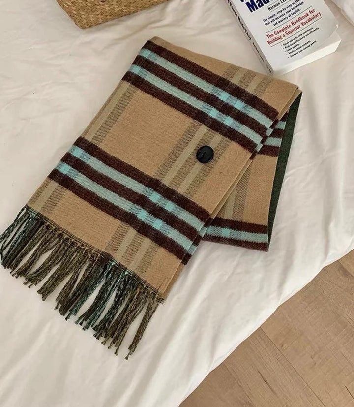 Tartan Reversible Cape - Orchid Boutique - Orchid Boutique