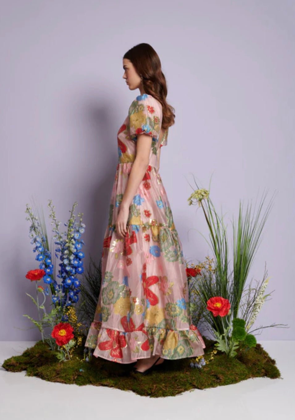 Camellia Jacquard Maxi Dress - Sister Jane - Orchid Boutique