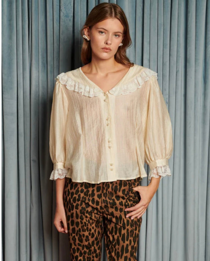 Silken Collar Blouse - Sister Jane - Orchid Boutique