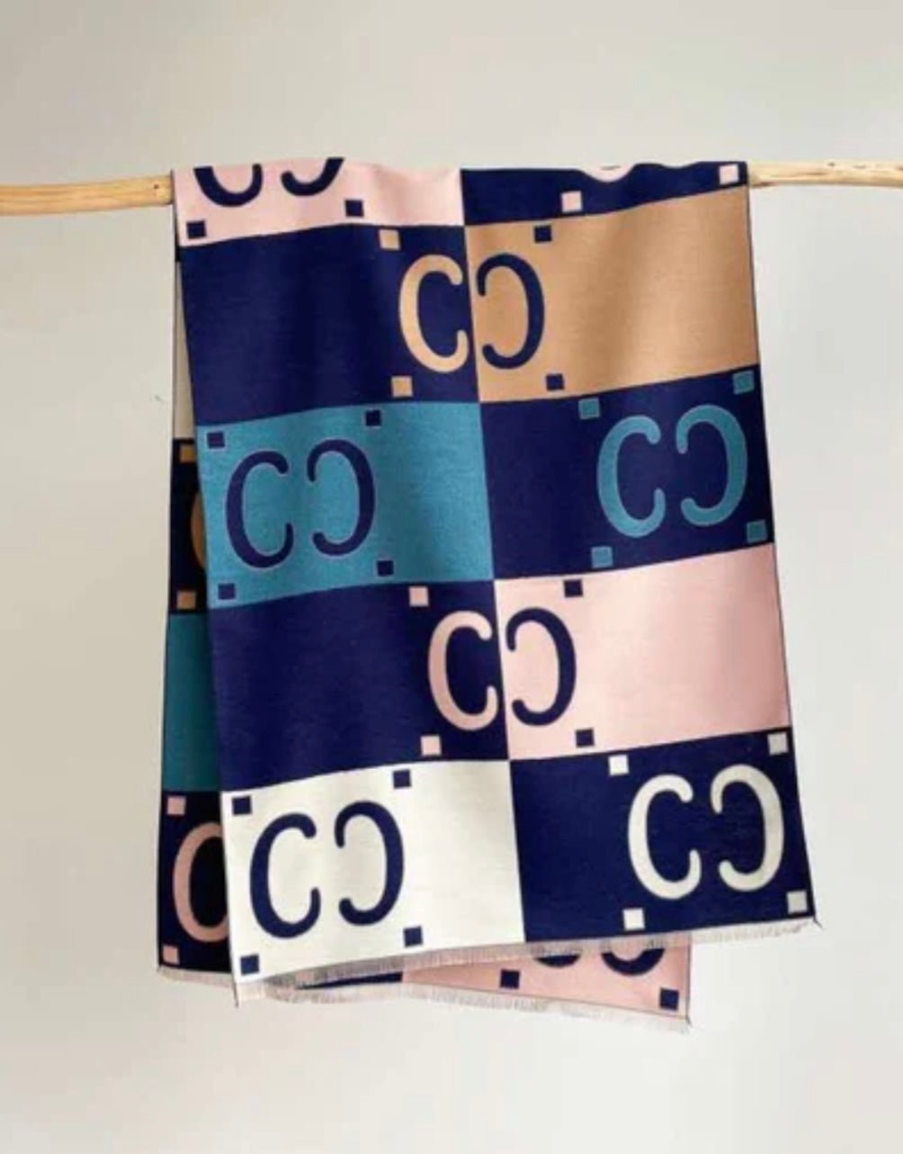 CC Blue Scarf - Orchid Boutique - Orchid Boutique