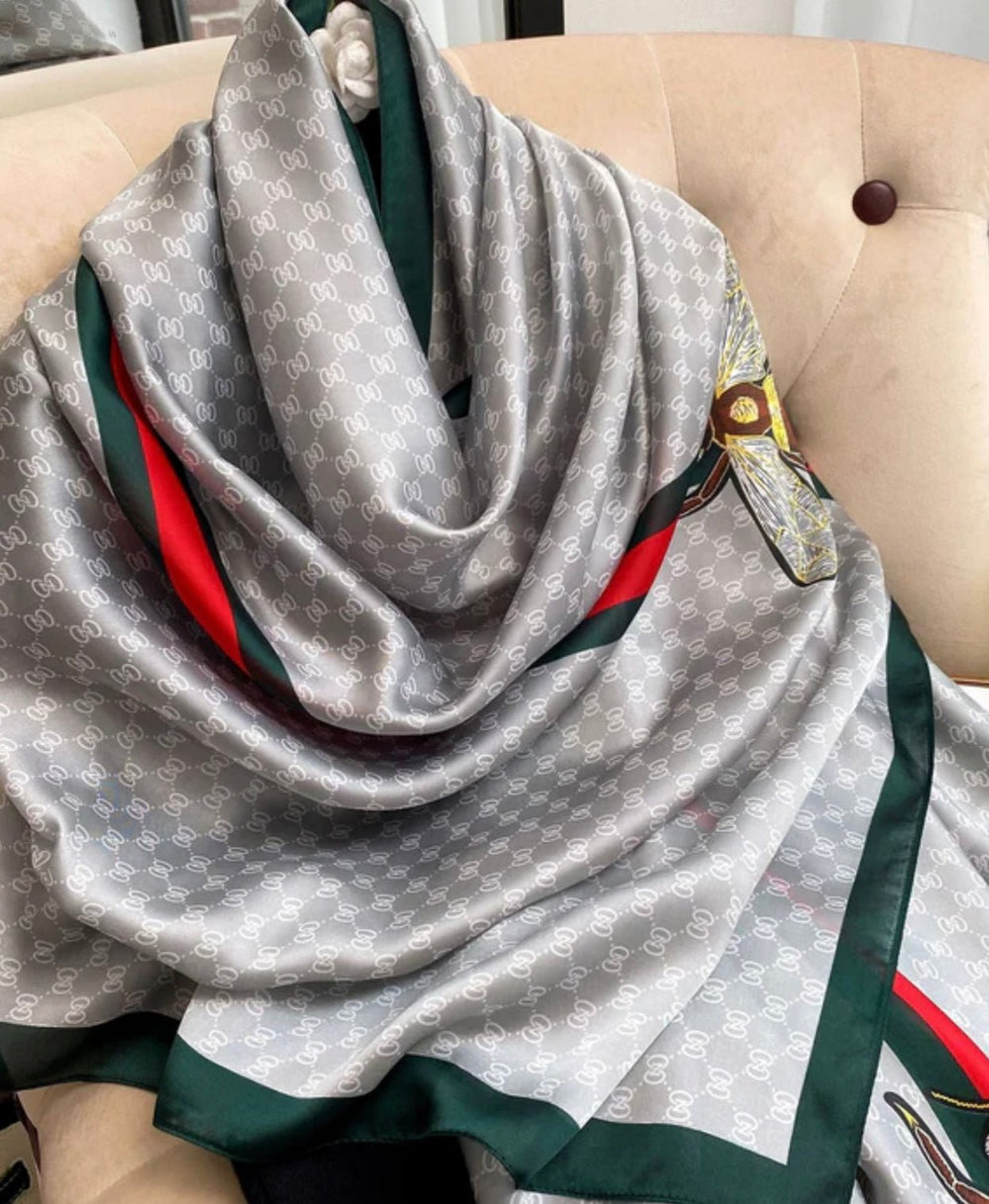 Silver Bee Scarf - Orchid Boutique - Orchid Boutique