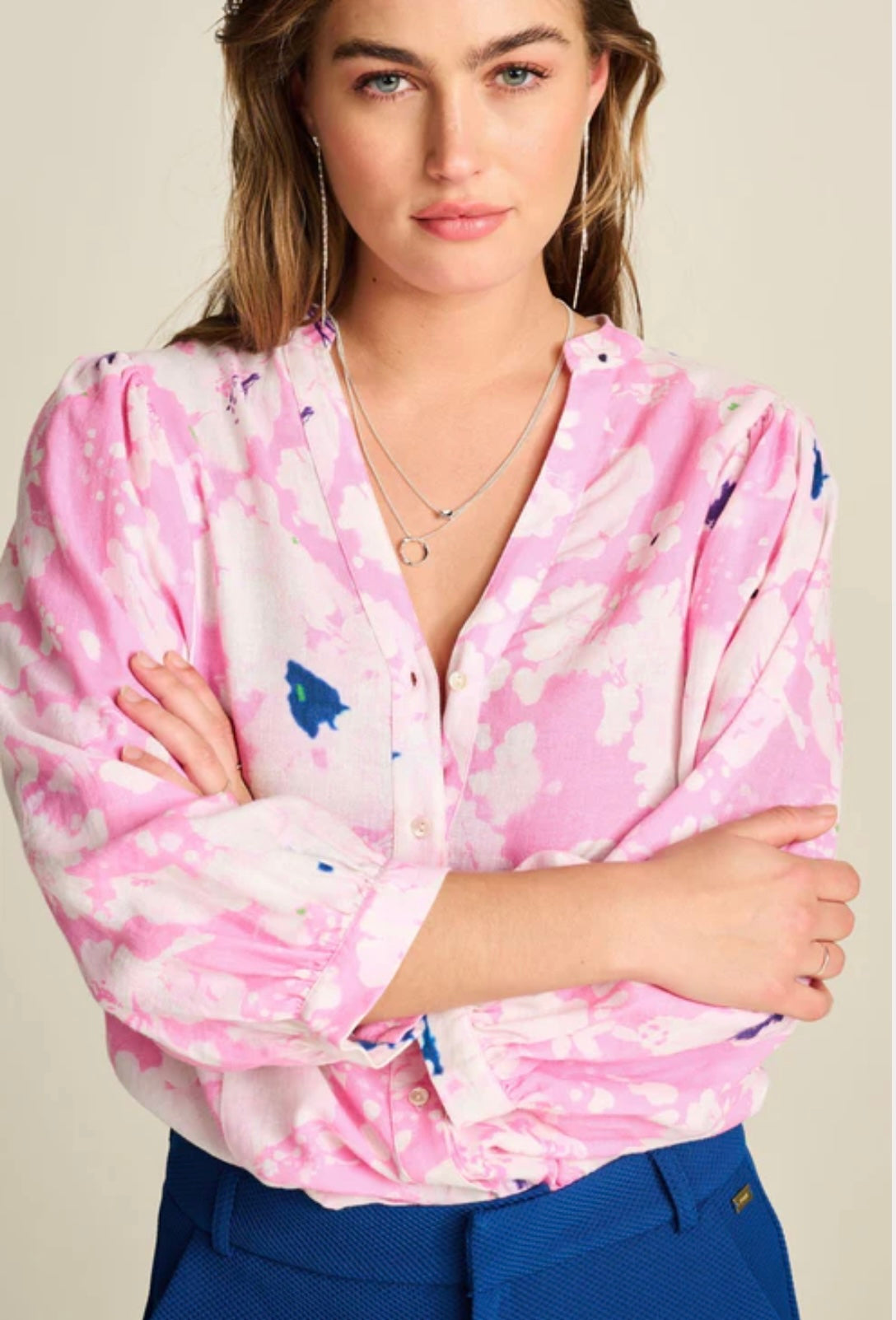 Lilies Pink Blouse