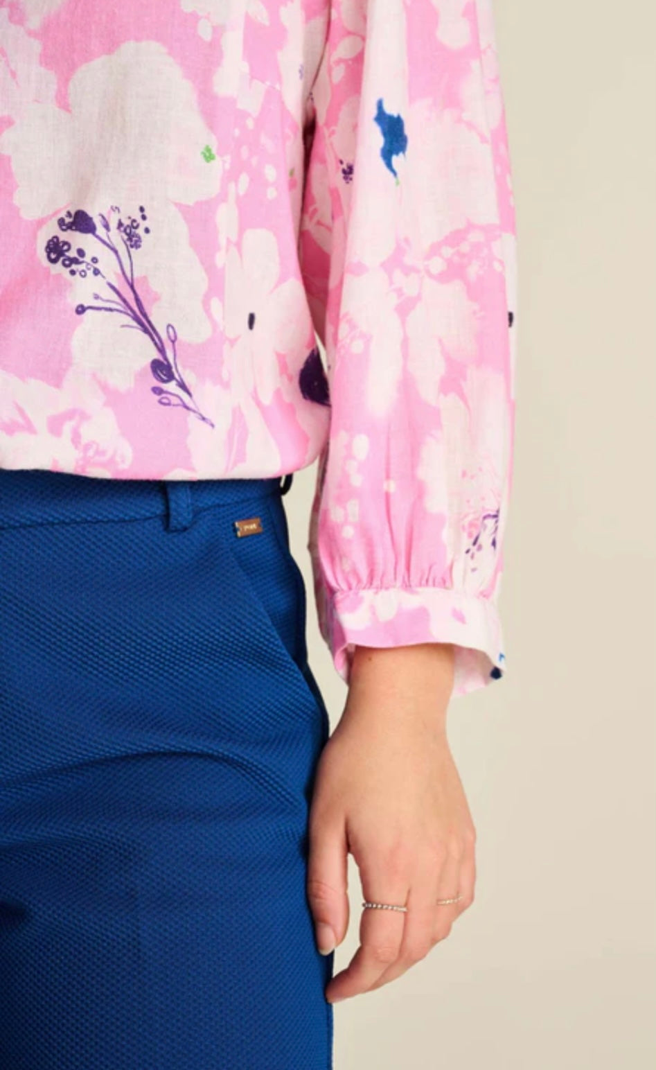 Lilies Pink Blouse