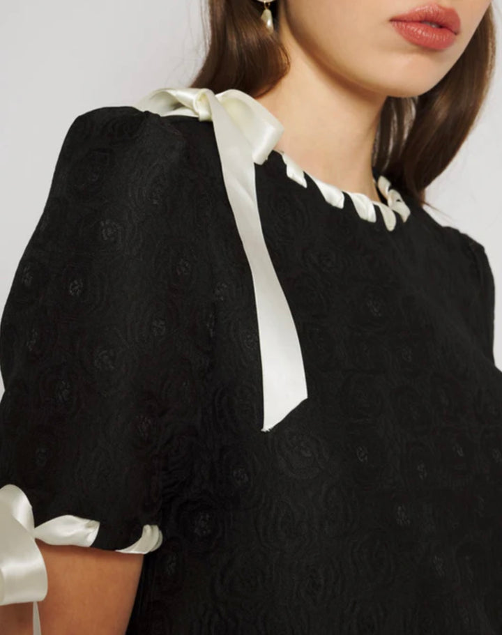 Camille Jacquard Mini Dress