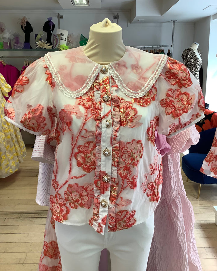 Willa Jacquard Blouse