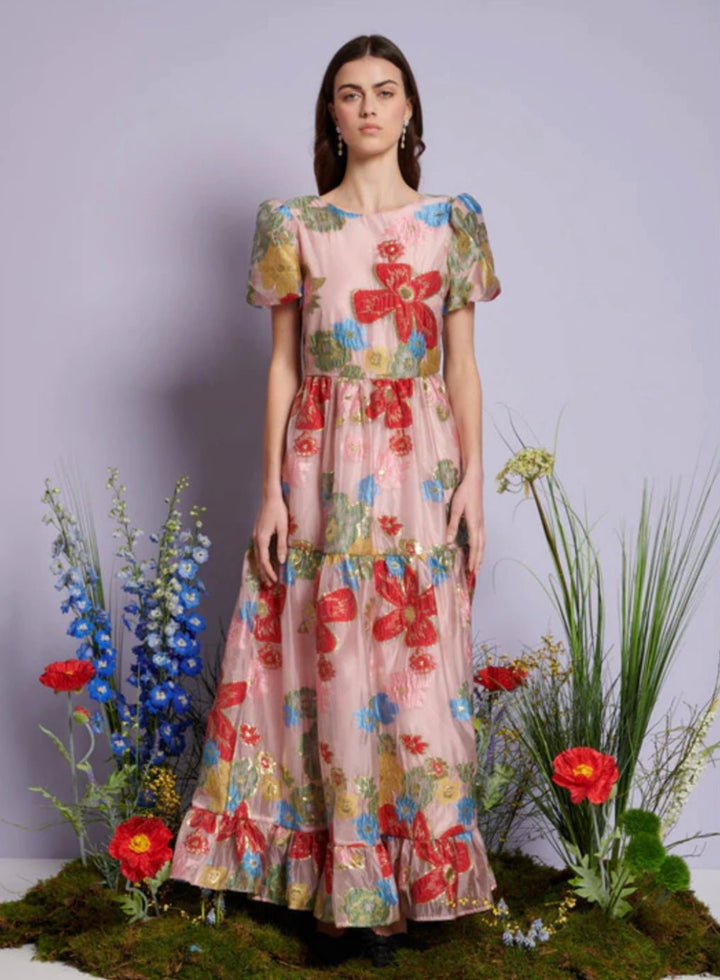 Camellia Jacquard Maxi Dress - Sister Jane - Orchid Boutique