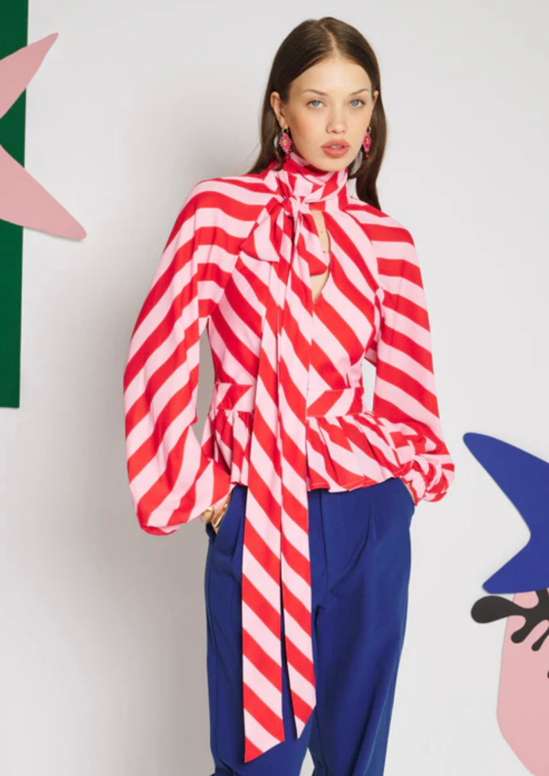 Menton stripe Top