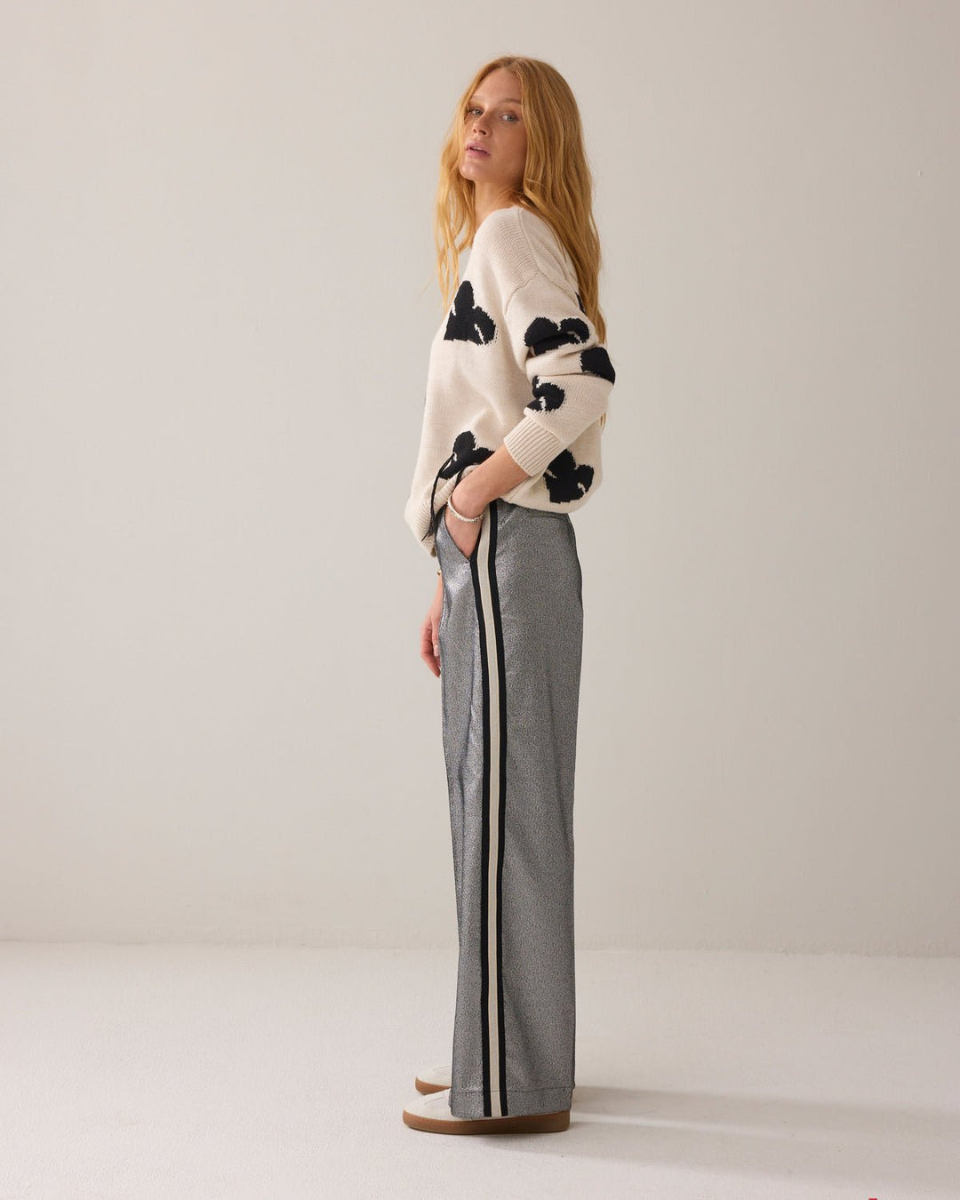 Glitter Trousers - Summum - Orchid Boutique