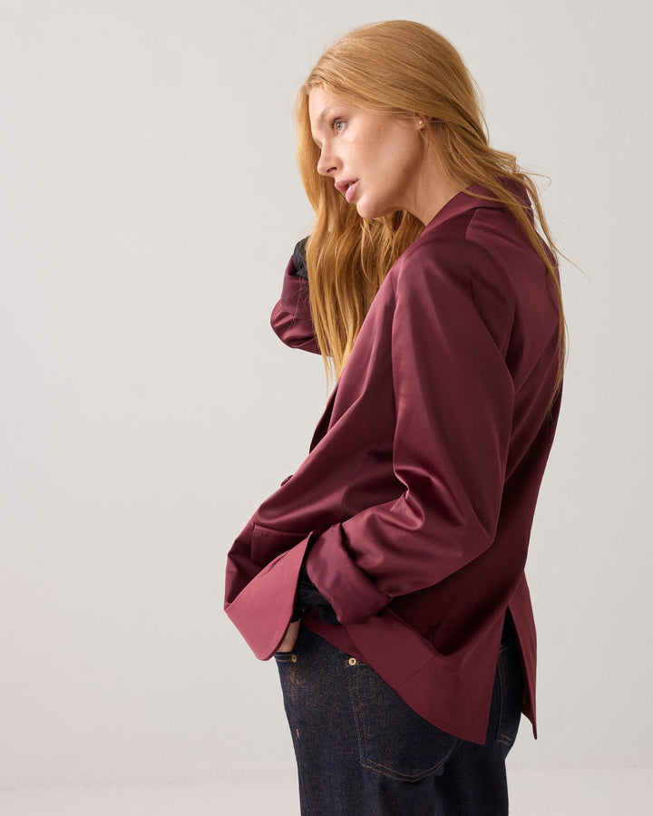 Merlot Blazer - Summum - Orchid Boutique