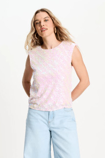Sequins Shell Pink - POM Amsterdam - Orchid Boutique