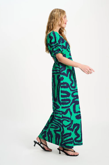 Waves Green Dress