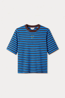 Tyra Striped Brown Blue