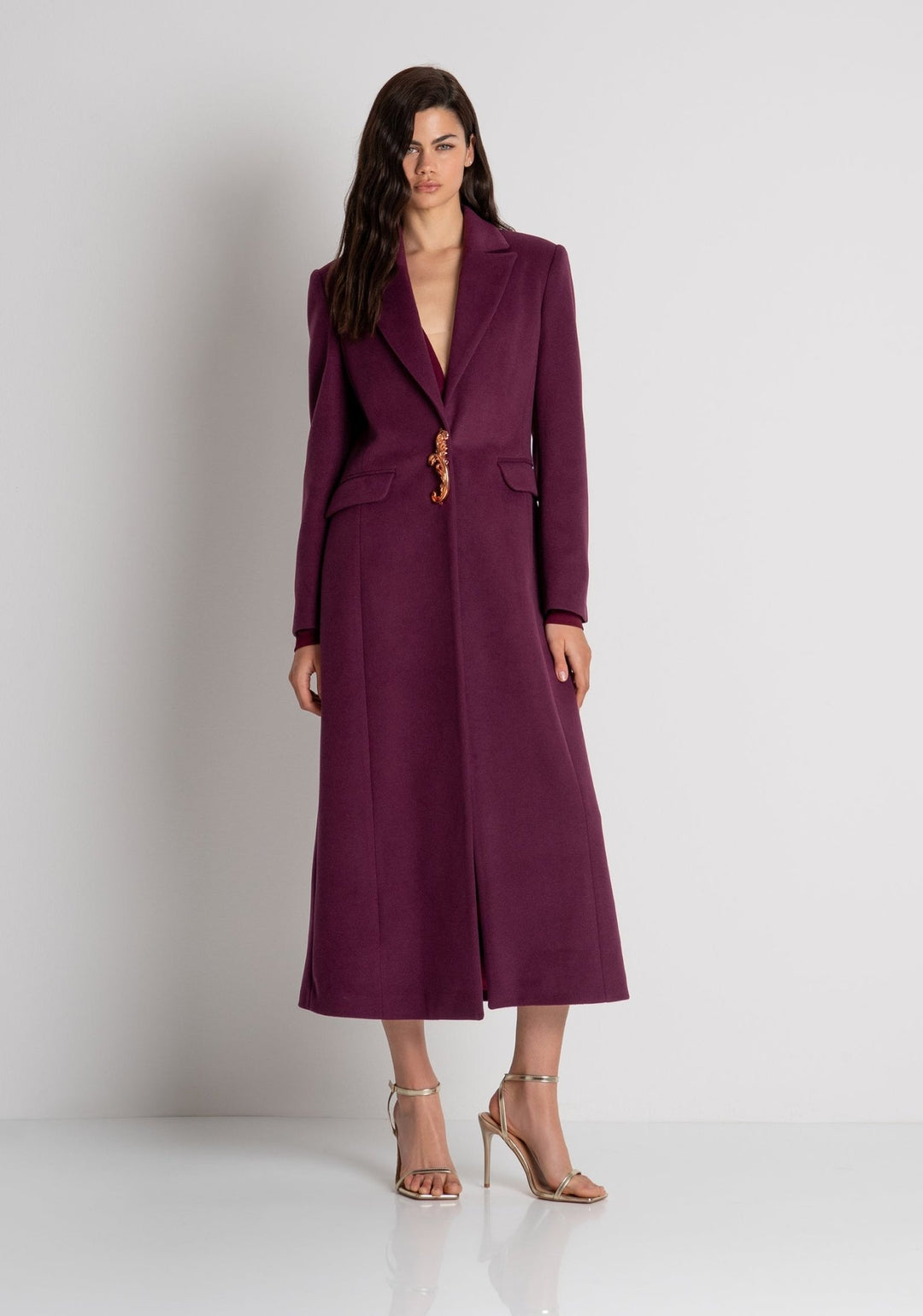 Black coat - Fracomina - Orchid Boutique