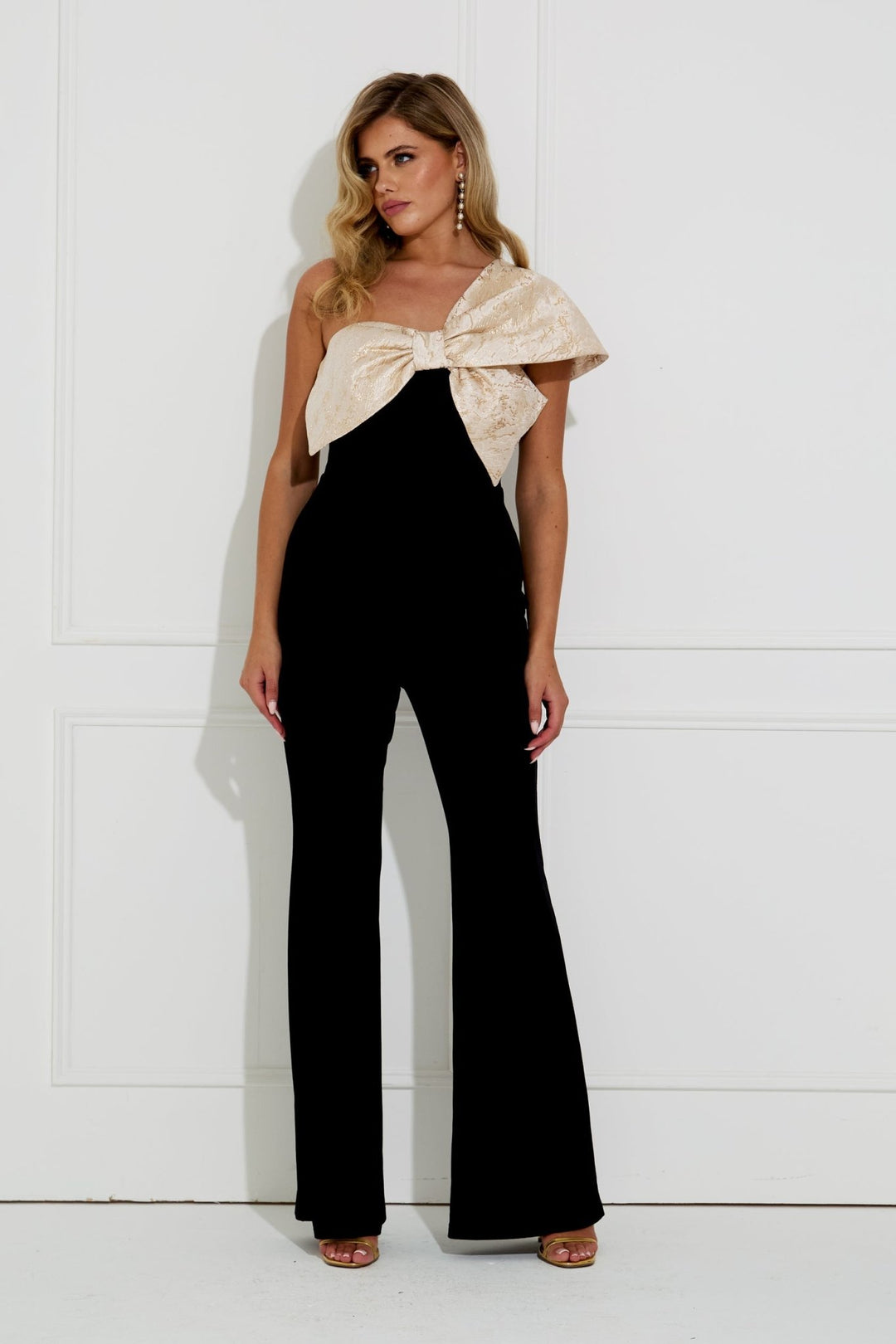 Baroque Bow Jumpsuit - The 8th Sign - Orchid Boutique