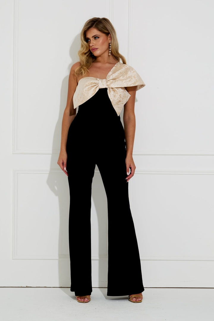 Baroque Bow Jumpsuit - The 8th Sign - Orchid Boutique