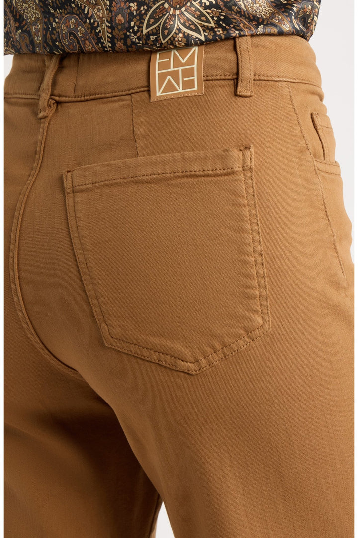Fuxia Tobacco Brown Jeans By EMME - Emme - Orchid Boutique
