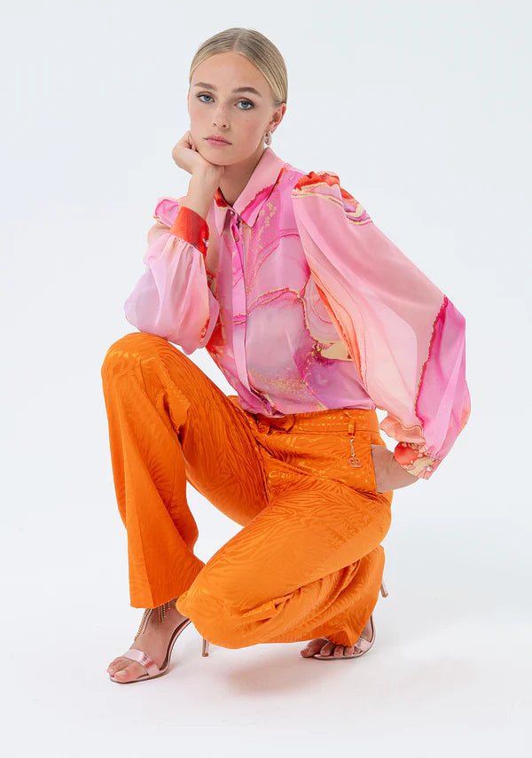 Viva Orange Pants | Fracomina | Orchid Boutique