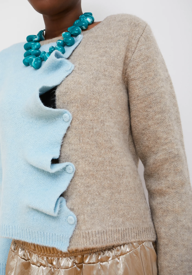Biscuit Cardigan Blue