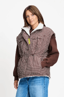 Glen ( Reversible)Gilet - POM Amsterdam - Orchid Boutique