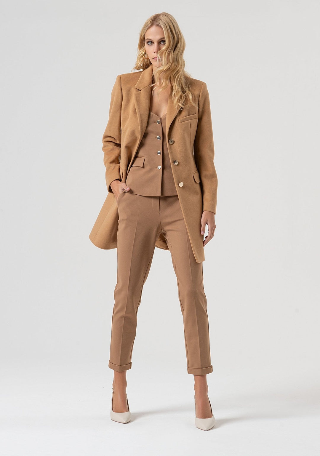 Hayley Camel - Fracomina - Orchid Boutique