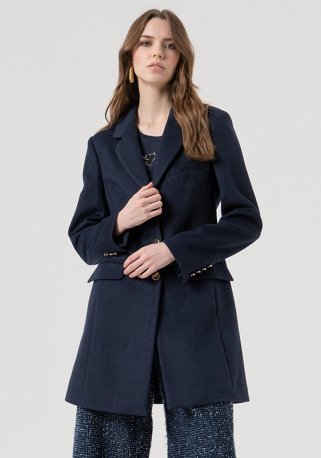 Hayley Dark Blue - Fracomina - Orchid Boutique