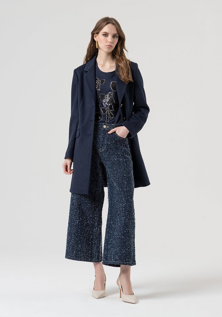 Hayley Dark Blue - Fracomina - Orchid Boutique