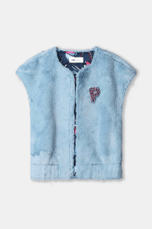 Gilet Misty Blue - POM Amsterdam - Orchid Boutique