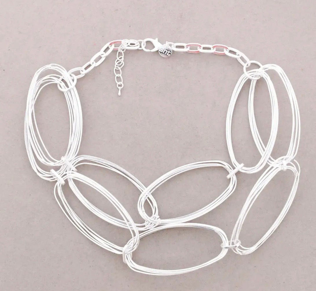 Double Link Silver Necklace - Orchid Boutique - Orchid Boutique