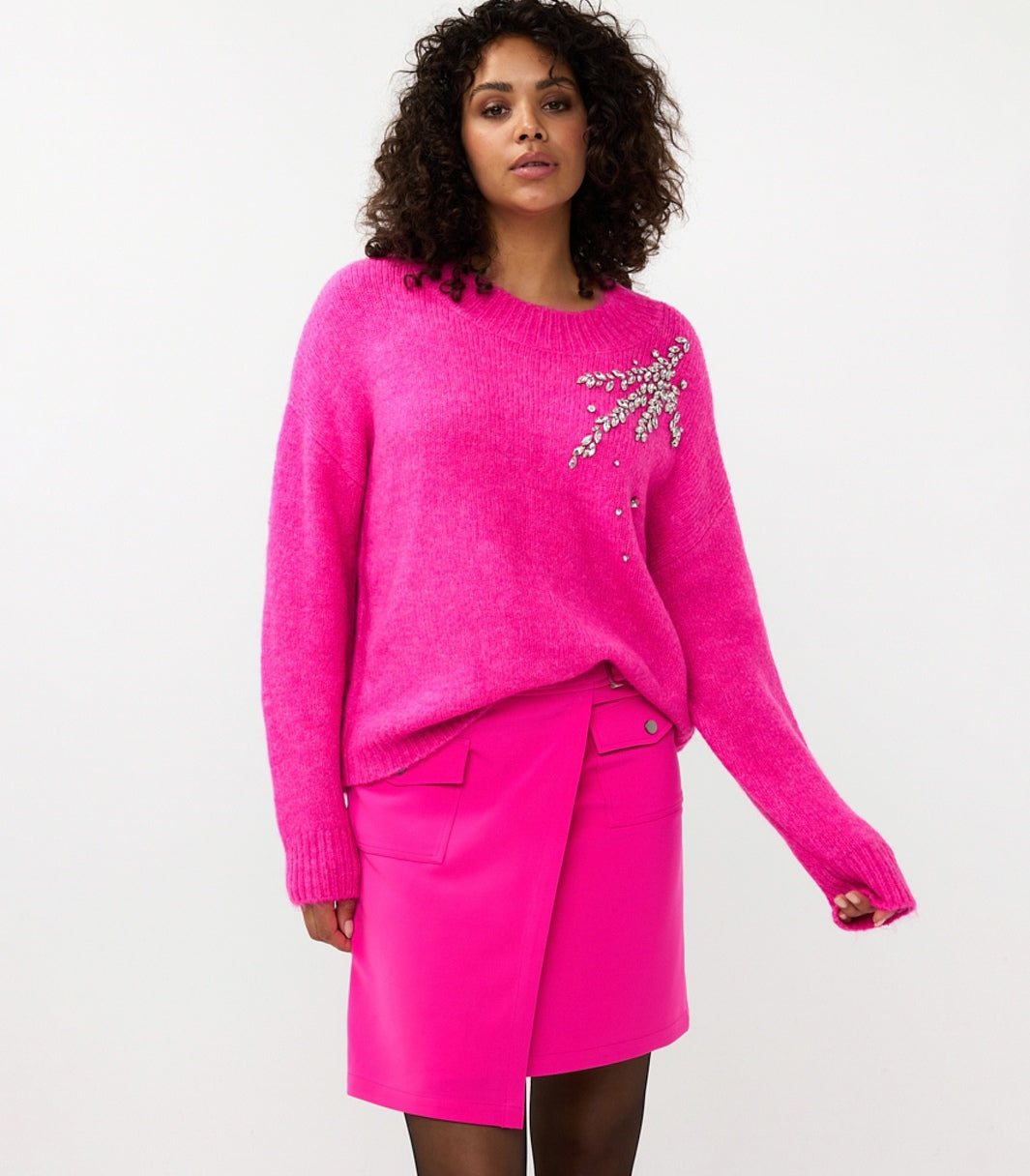 Sweater Big Stones Pink