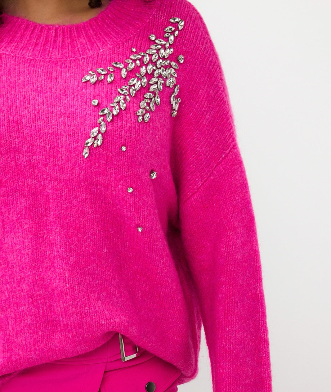 Sweater Big Stones Pink