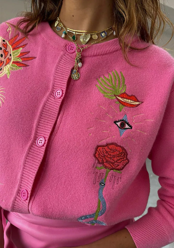 Pink Enchanted Cardigan