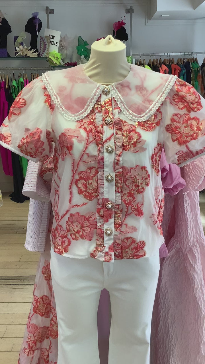 Willa Jacquard Blouse