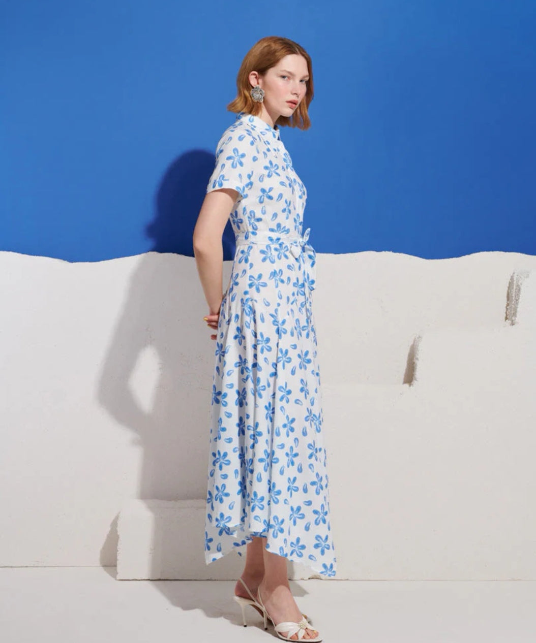 Suro Print Maxi Dress