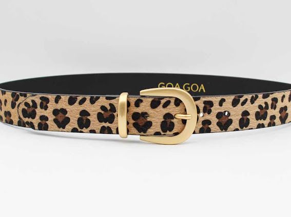 Leopard Belt - Goa Goa - Orchid Boutique