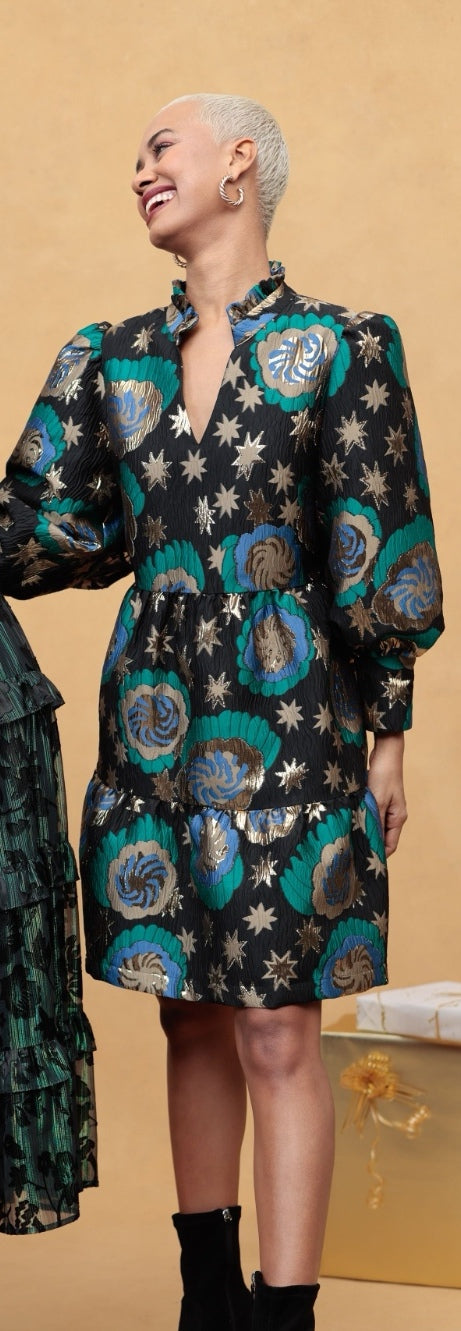 Stella Jacquard Dress