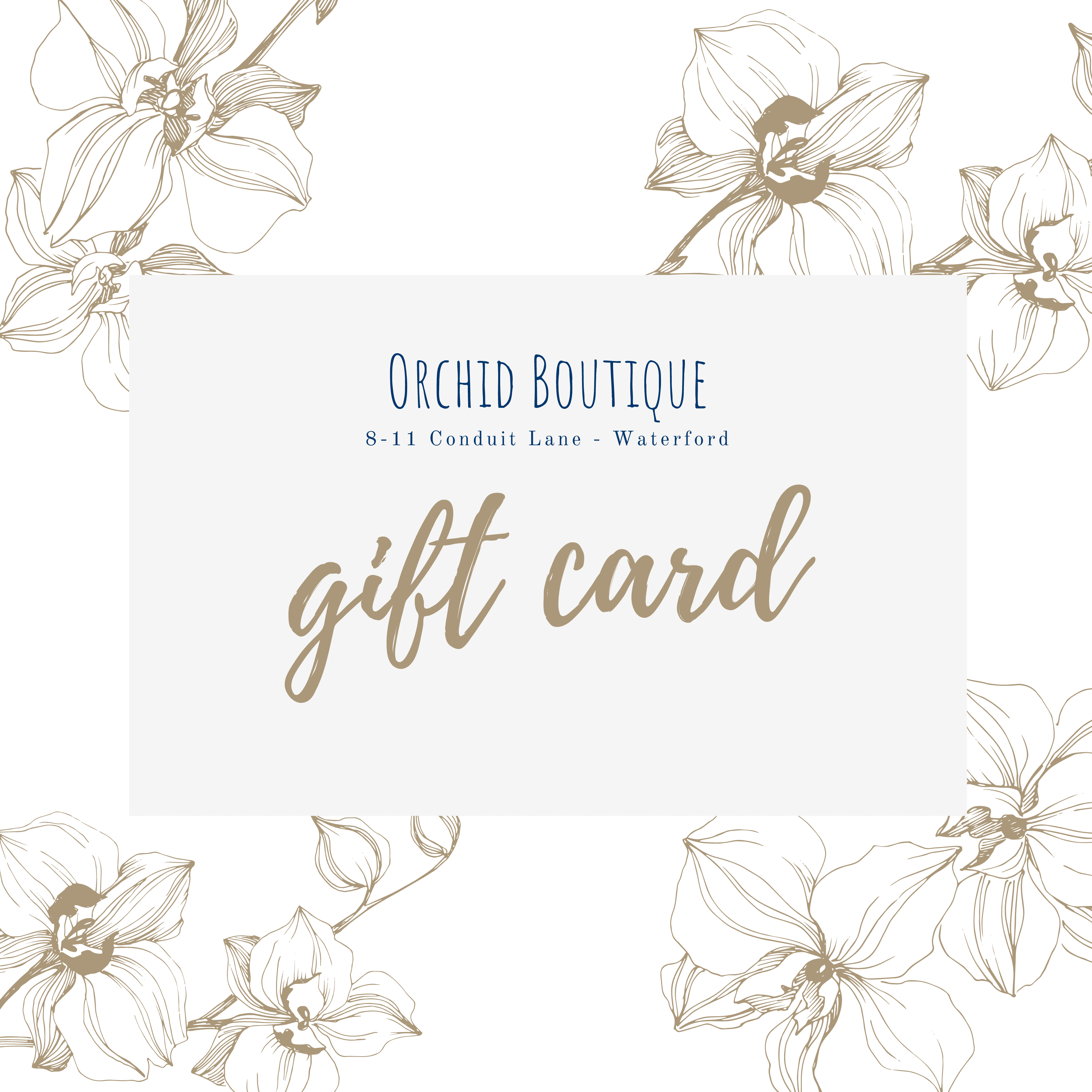 The Orchid Boutique Gift Card | Orchid Boutique | Orchid Boutique