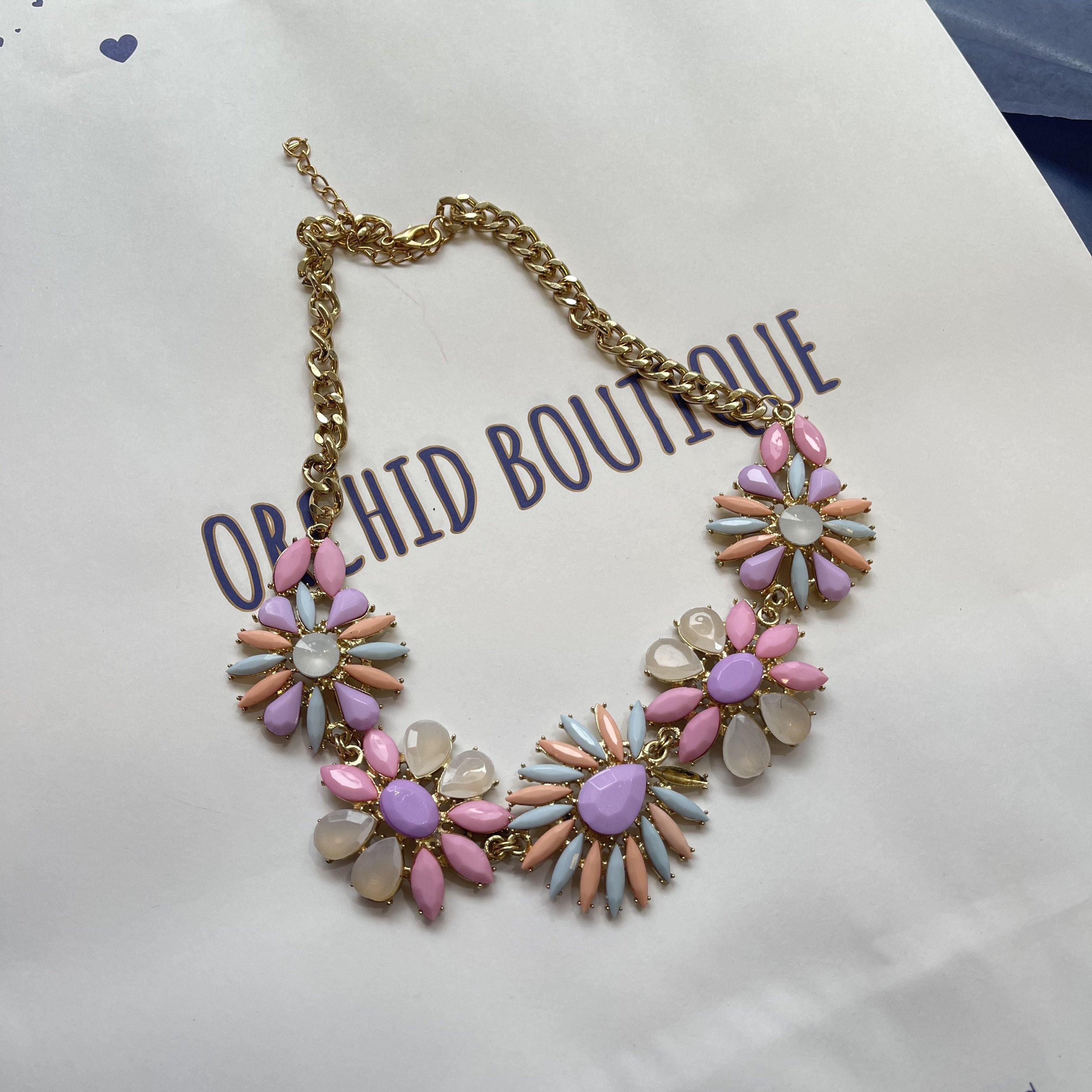 Floral Design Necklace | Orchid Boutique | Orchid Boutique