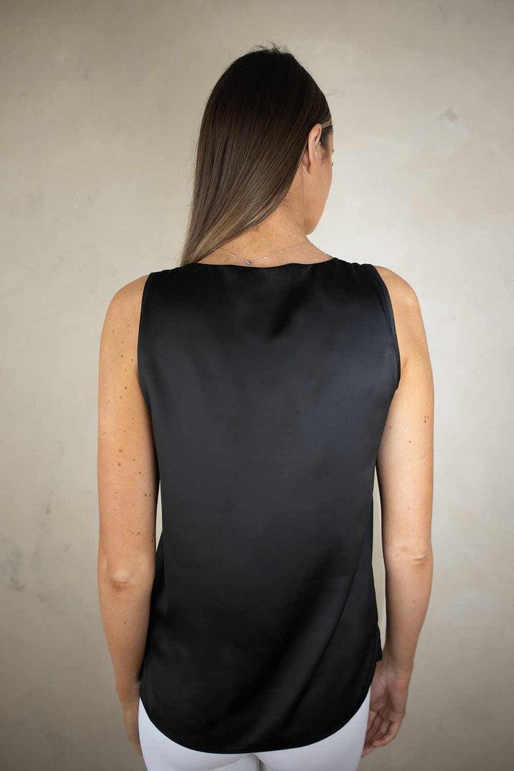 Kai Black Silk Effect Camisole | No2moro | Orchid Boutique