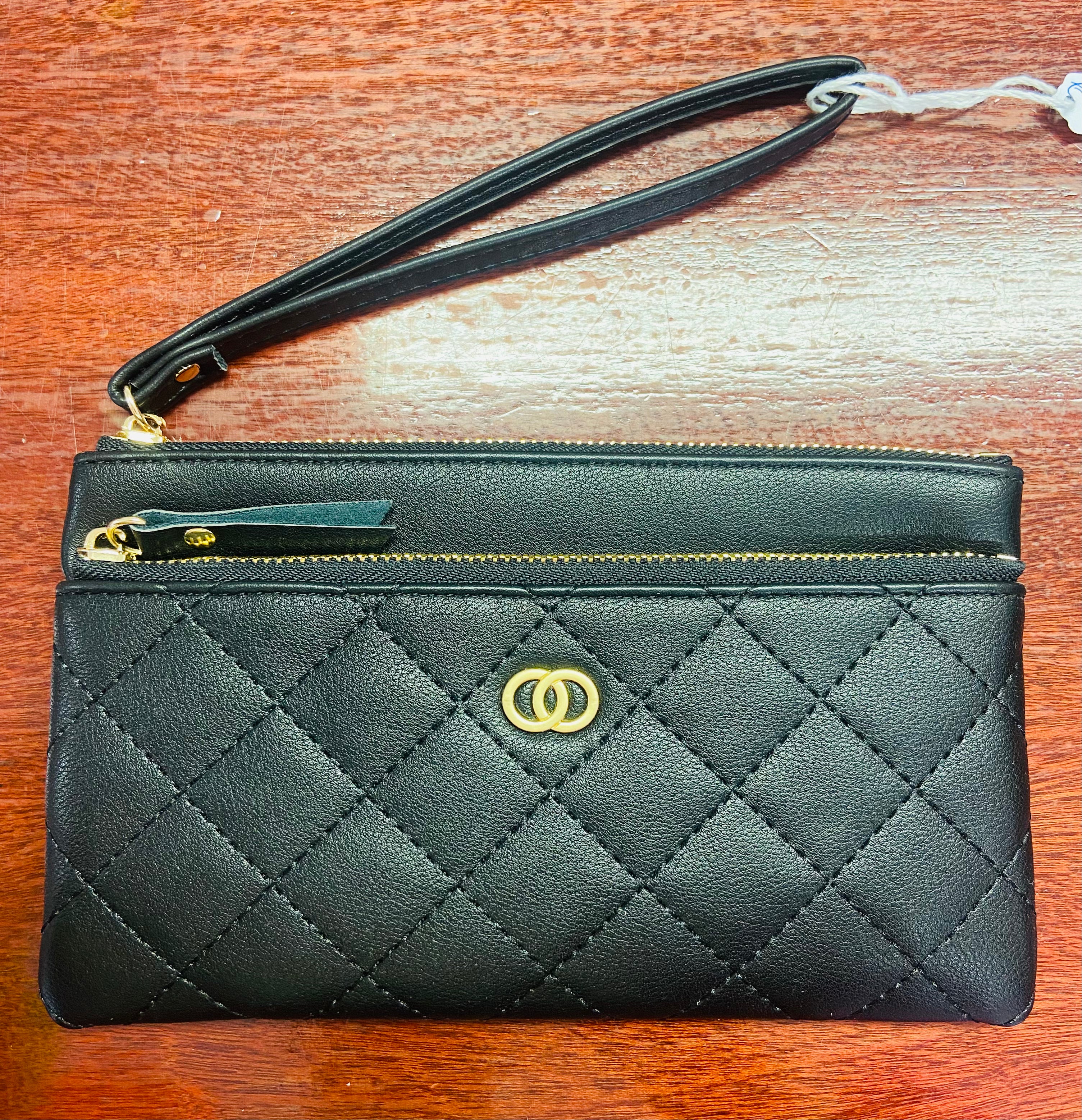 Quilted Black Wallet | Kris Ana | Orchid Boutique
