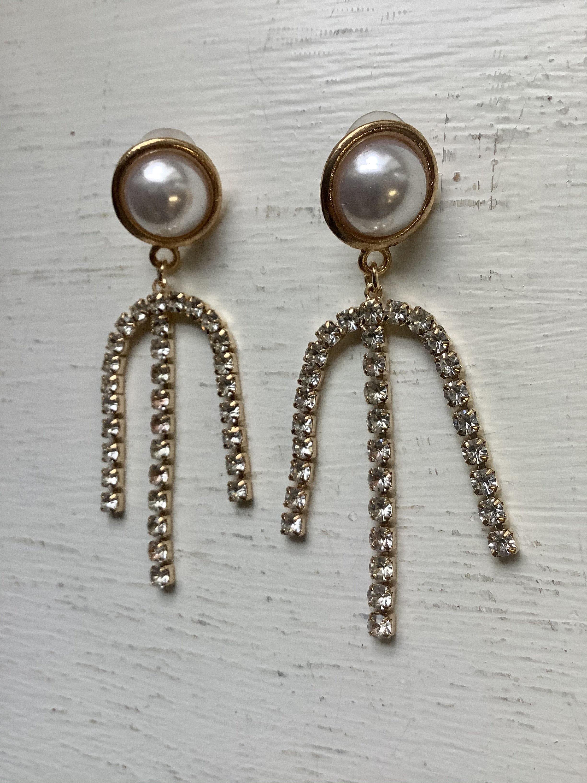 Long Diamond Earrings | Orchid Boutique | Orchid Boutique