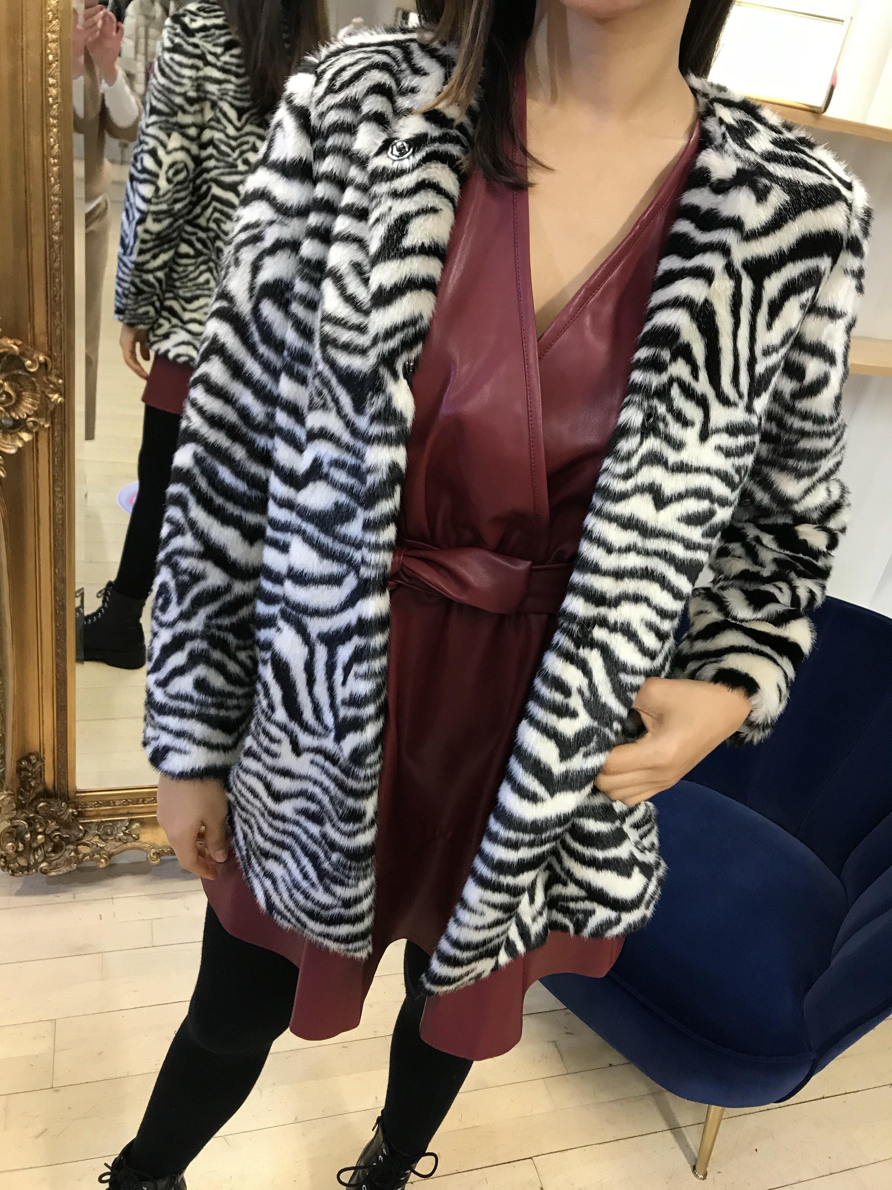 BINO Faux Fur Coat | Marella Emme | Orchid Boutique