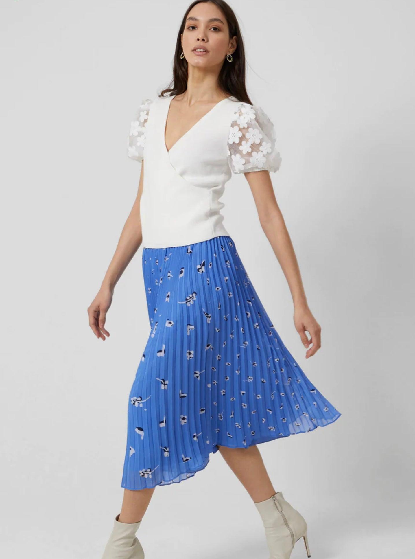 Bhelle Crepe Skirt | French Connection | Orchid Boutique