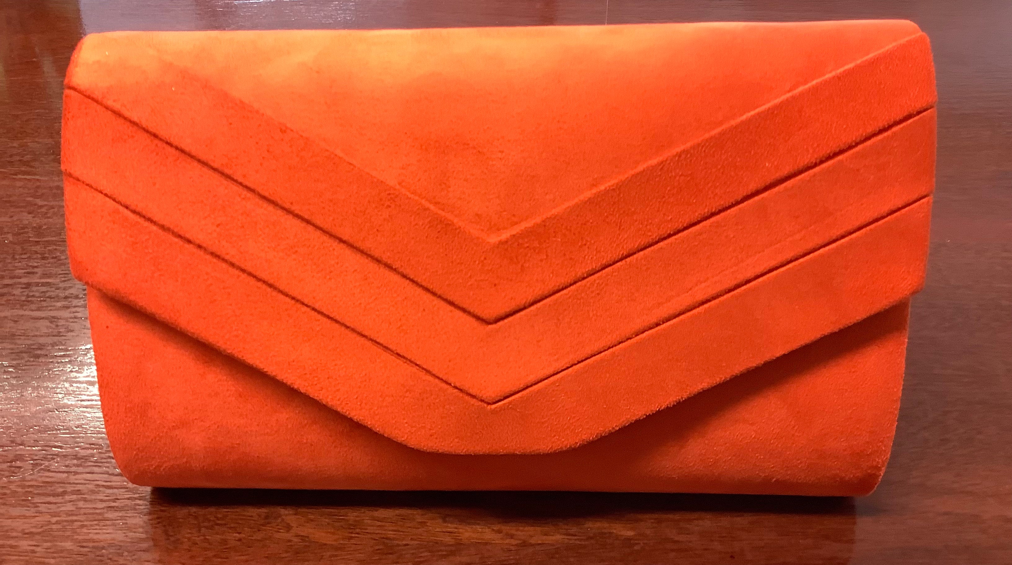 Orange Envelope Clutch | Orchid Boutique | Orchid Boutique