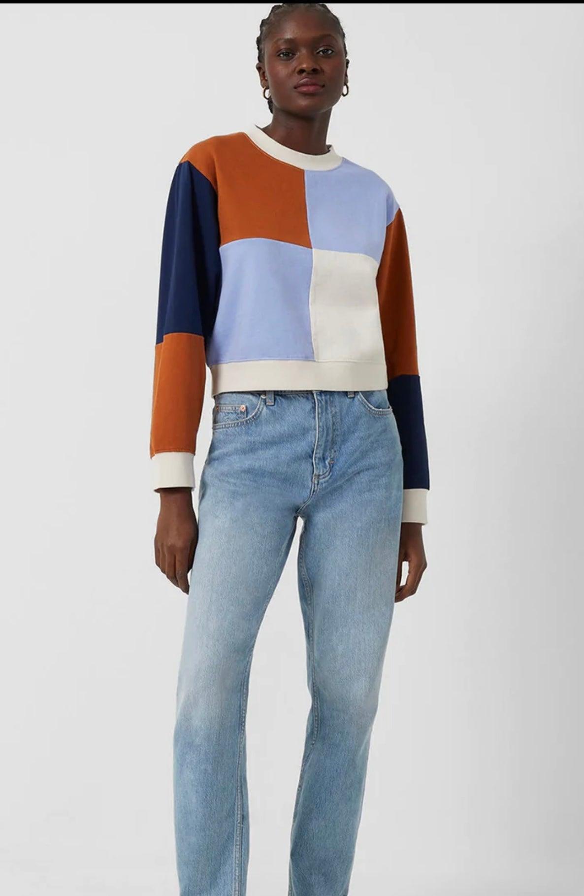 Peri Modal Colour block Sweater | French Connection | Orchid Boutique