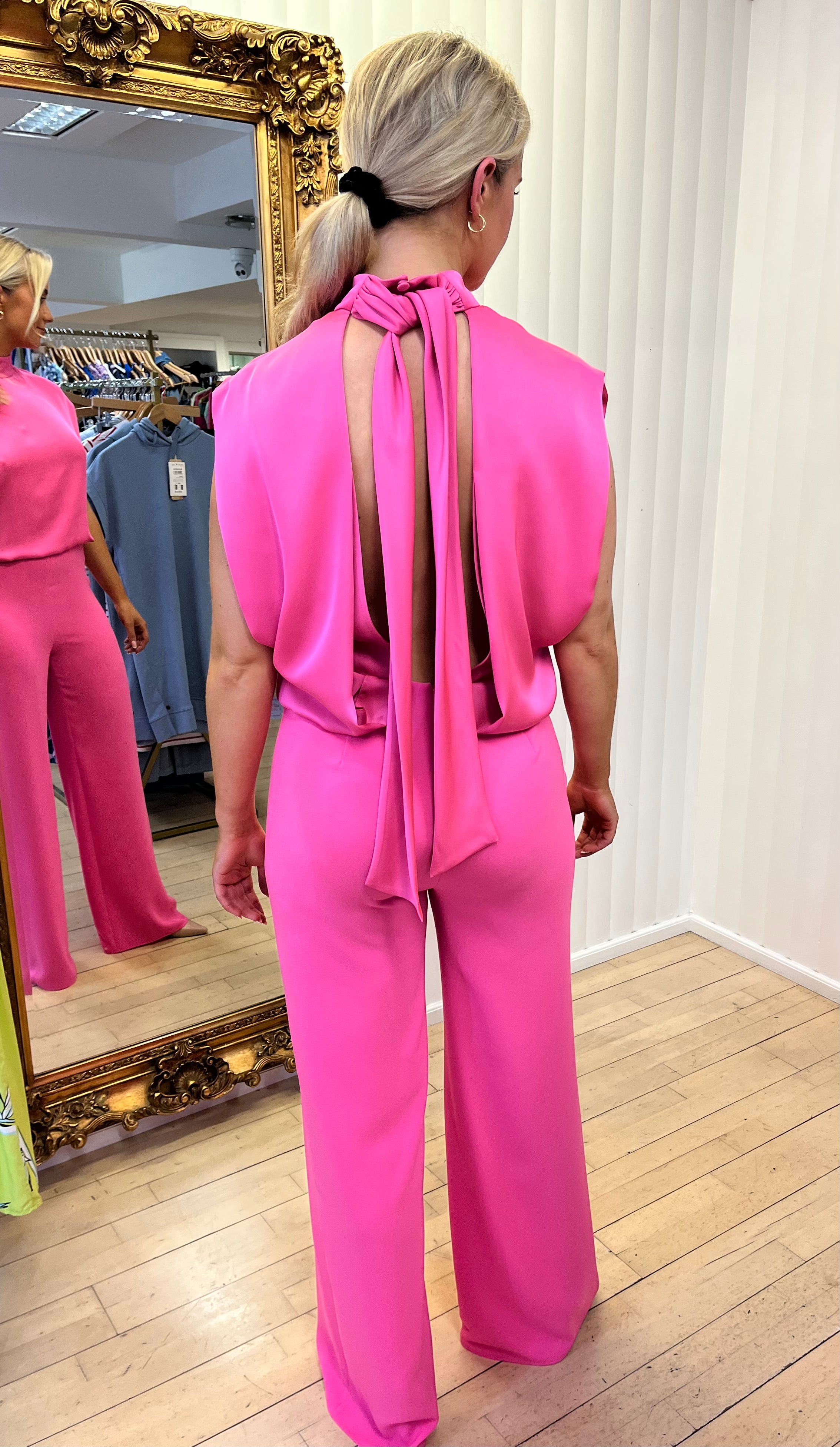 Daisy Pink Jumpsuit