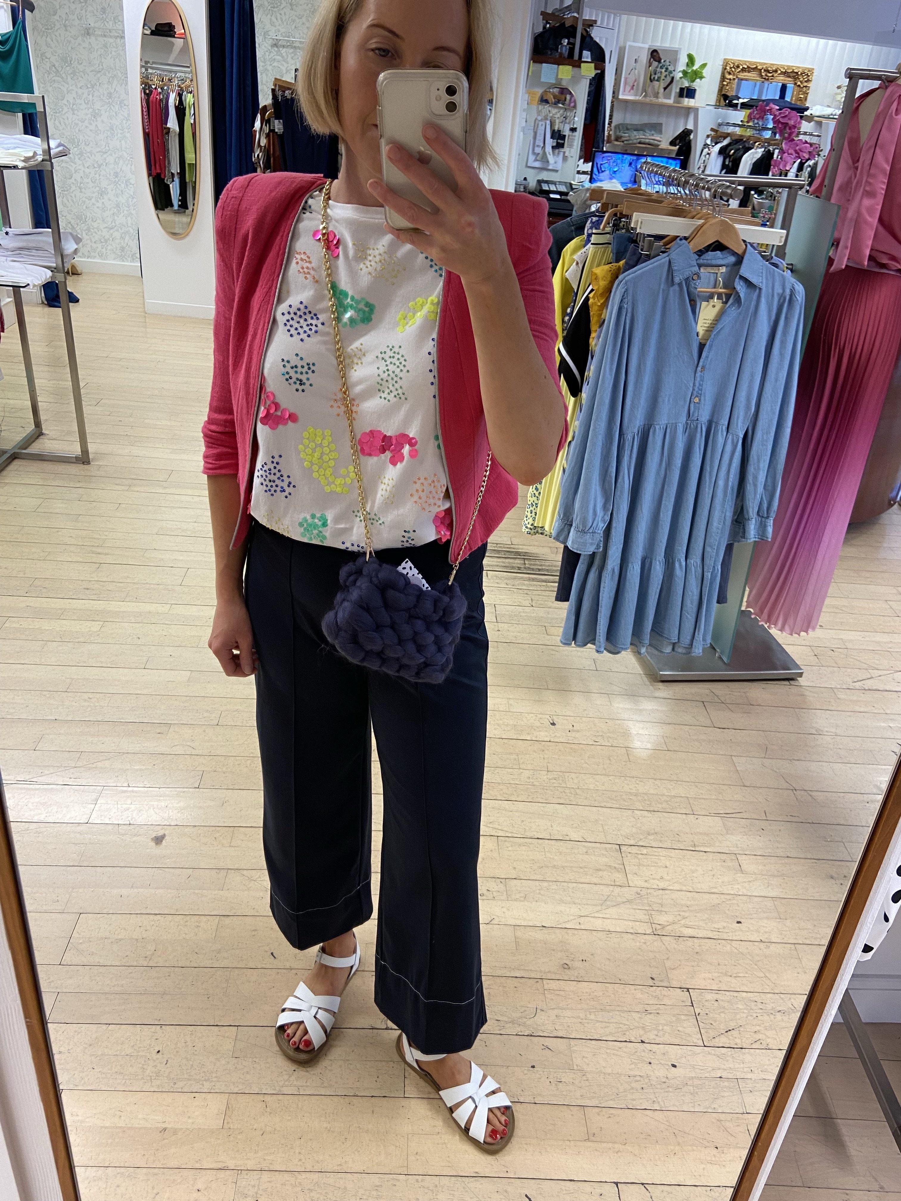 Navy CHONKY Bag | Orchid Boutique | Orchid Boutique