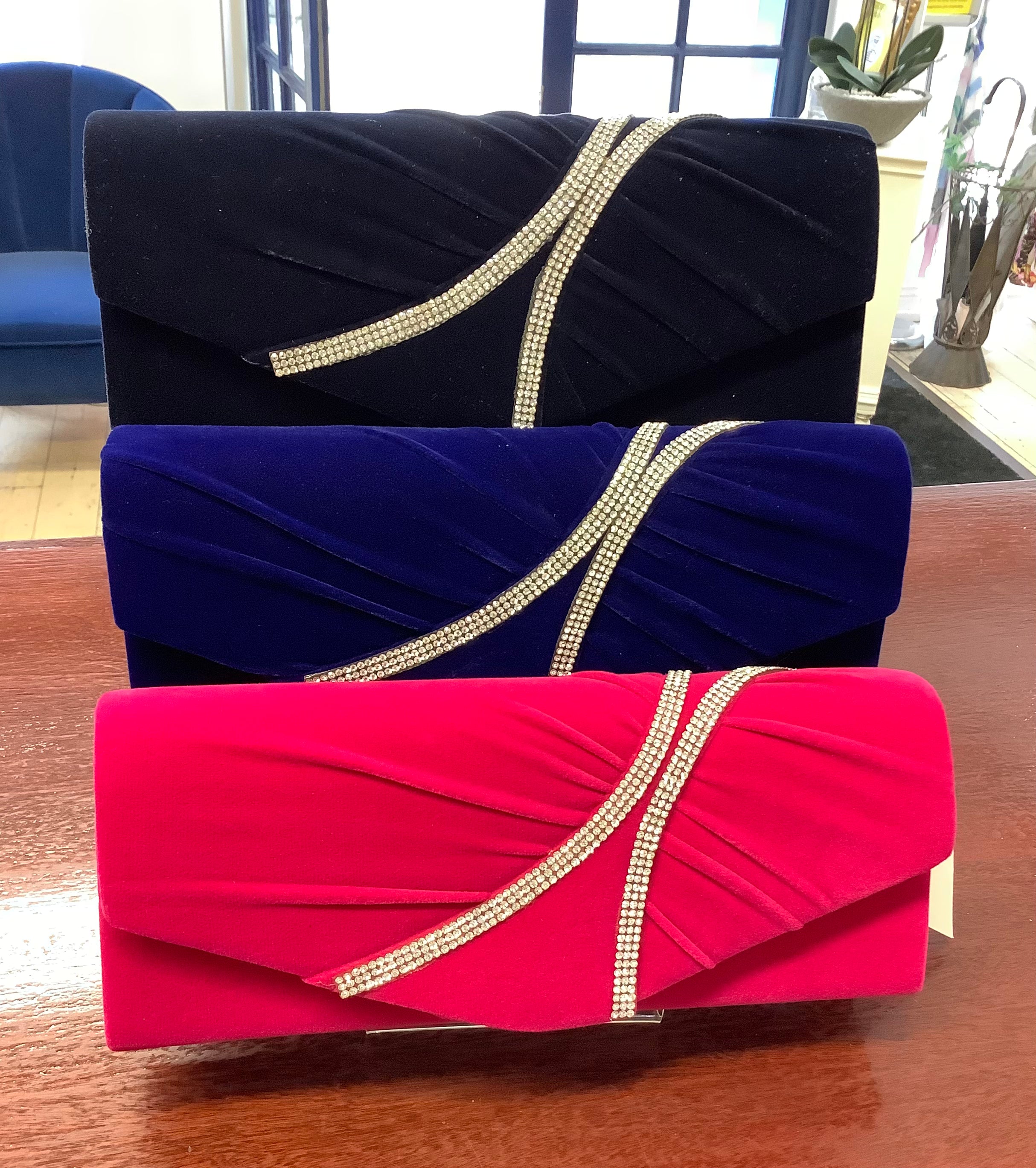 French Navy Clutch Bag | Orchid Boutique | Orchid Boutique
